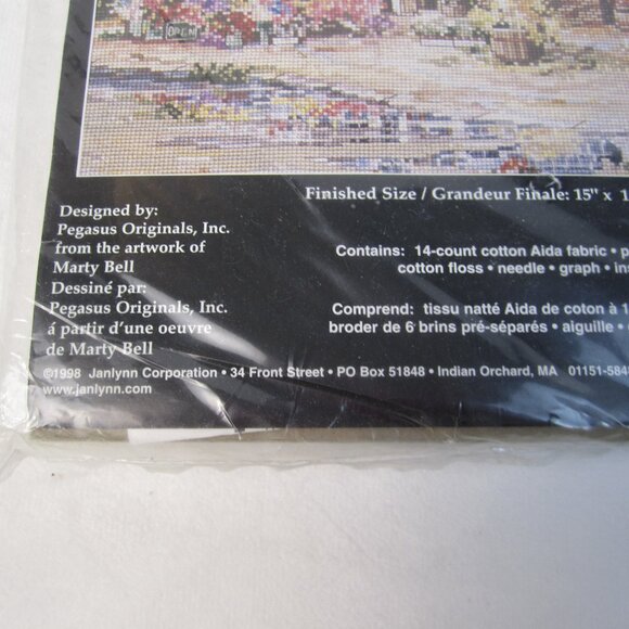 Janlynn GOMSHALL FLOWER SHOP Counted Cross Stitch Kit 61-152 - 15"x 12” - Picture 4 of 8
